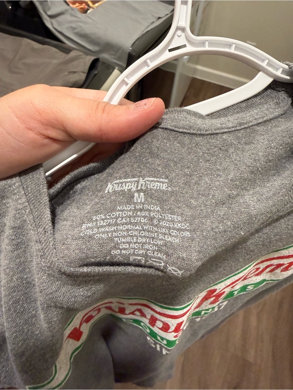 Krispy Kreme Gray Logo Tee - Short Sleeve - Picture 2 of 2